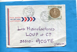 MARCOPHILIE-lettre -CONGO-pour Françe- Cad Pte Noire-1976- Stamps N°39 5 Monnaie Danubienne - Autres & Non Classés