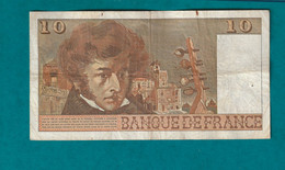 BILLET 10FR  DE 1976  / VENDU EN L'ETAT ( Cf Scan) - 10 F 1972-1978 ''Berlioz''