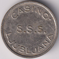 SLOVENIA , CASINO S.S.S. LJUBLJANA TOKEN - Casino