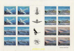 159361 MNH ARGENTINA 1990 50 ANIVERSARIO DE LAS LINEAS AEREAS ARGENTINAS - Usati