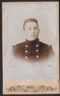 PHOTO CDV MILITAIRE BELGE - Vers 1870 - Guerra, Militares