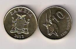 Zambia 10 Ngwee 2012. High Grade - Sambia