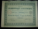 Action " Charbonnages D'Ekaterine " Russie (collieries)Russia 1910 Bon état Good Condition - Russie