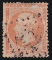 France   .   Y&T   .    23     .     O        .     Oblitéré - 1862 Napoléon III