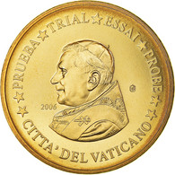 Vatican, 50 Euro Cent, 2006, Unofficial Private Coin, SPL+, Laiton - Privatentwürfe