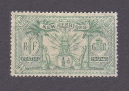 1911 New Hebrides 27 MLH Weapons And Idols - Unused Stamps