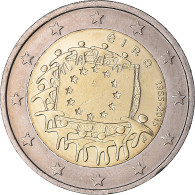 Irlande, 2 Euro, Drapeau Européen, 2015, Sandyford, SUP+, Bimétallique - Ierland