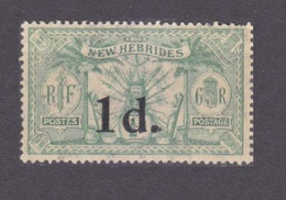 1924 New Hebrides 58 MLH Overprint - #27 5,50 € - Nuevos