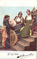 Salonique - Femmes Musiciennes Israélites - Judaïca Judaïsme Juives - Types Personnages Femmes - Turquie Turkey - Türkei