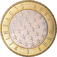 Slovénie, 3 Euro, Présidence De L'UE, 2008, SUP+, Bimétallique, KM:81 - Slovenia