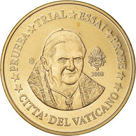 Vatican, 20 Euro Cent, 2008, Unofficial Private Coin, SPL+, Laiton - Privatentwürfe