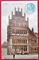 CPA 1909 Xanten. Gotisches Haus Am Markt / Etikett Ansichtskartensammler "Globus".  Allemagne - Xanten