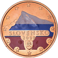 Slovaquie, 2 Euro Cent, 2009, Kremnica, Colorisé, SPL+, Cuivre Plaqué Acier - Slovakia