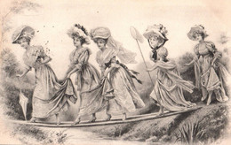 K. G. Et Compagnie , Paris , Série N°111 - Cpa Illustrateur - Viennoise - Femmes Traversant Un Pont - Vienne