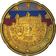 Slovaquie, 20 Euro Cent, 2009, Kremnica, Colorisé, SPL+, Laiton, KM:99 - Slovacchia