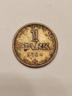 1 MARK AIGLE 1924 F ALLEMAGNE - 1 Marco & 1 Reichsmark
