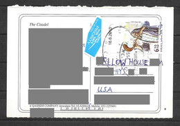 Israel Postcard With 2010 Festivals - Shofars Stamp Sent To US - Cartas & Documentos