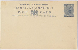 JAMAIQUE / JAMAICA - QV 1-1/2d Postal Card - Mint Never Hinged - Jamaica (...-1961)