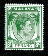 246 BCx Penang 1952 Scott 10 Mnh** ( All Offers 20% Off! ) - Penang