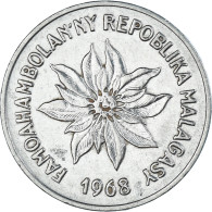 Monnaie, Madagascar, 5 Francs, Ariary, 1968 - Madagascar