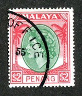 250 BCx Penang 1957 Scott 54 Used ( All Offers 20% Off! ) - Penang