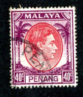 252 BCx Penang 1949 Scott 18 Used ( All Offers 20% Off! ) - Penang