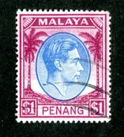 259 BCx Penang 1949 Scott 20 Used ( All Offers 20% Off! ) - Penang