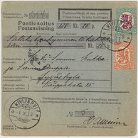 FINLANDE / SUOMI FINLAND 1929 KIVIJÄRVI To JYVÄSKYLA - Postiosoitus / Money-Order Card - Storia Postale