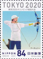 (oly02) Japan Olympic Games Tokyo 2020 Archery MNH - Nuevos