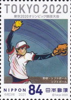 (oly08) Japan Olympic Games Tokyo 2020 Softball MNH - Ongebruikt