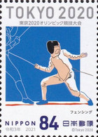 (oly23) Japan Olympic Games Tokyo 2020 Fencing MNH - Ongebruikt