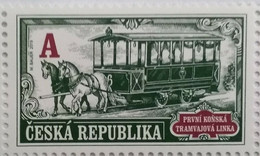 Czech Republic 2019,  CZ1034, Pferdebahn, MNH - Unused Stamps