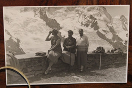 1929 Zermatt Karte Photo AK Cpa Suisse Switzerland Chalet Montagne Carte Photo Animée - Zermatt