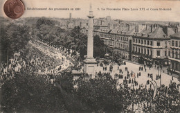 44 - Très Belle Carte Postale Ancienne De  NANTES   La Procession Place Louis XVI - Nantes