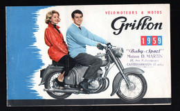 (moto)  Catalogue  GRIFFON 1959  (M5332) - Motos