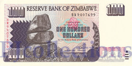 ZIMBABWE 100 DOLLARS 1995 PICK 9a UNC - Zimbabwe