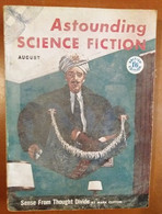 C1 ASTOUNDING Science Fiction UK BRE 08 1955 SF Pulp VAN DONGEN Frank Russell Port Inclus France - Ciencia Ficción