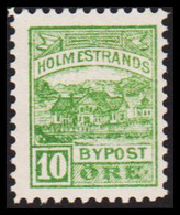 1888. NORGE. HOLMESTRANDS BYPOST 10 ÖRE. Hinged.  - JF529855 - Lokale Uitgaven