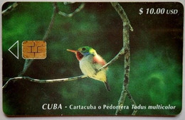 Cuba $10.00 USD " Cartacuba O Pedorrera Todus Multicolor " - Cuba