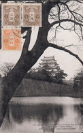 1928-1939. JAPAN. CARTE POSTALE Motive: The High Tower In The Castle Of Nagoya As Viewed ... (Michel 110+111) - JF435896 - Storia Postale