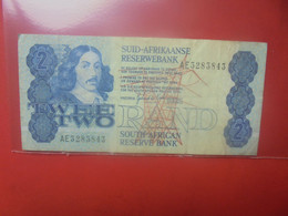 AFRIQUE Du SUD 2 RAND 1978-90 Circuler (B.29) - Südafrika