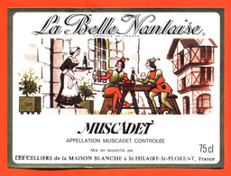Etiquette Neuve De Vin Muscadet La Belle Nantaise Celliers à Saint Hilaire Saint Florent - 75cl - Vin De Pays D'Oc
