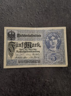 BILLET 5 MARK DARLEHNSKASSENSCHEIN 1 8 1917 ALLEMAGNE / GERMANY BANKNOTE - Unclassified