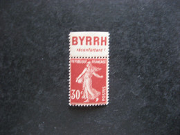 B). TB N° 360b, Neuf XX. Avec PUB Supérieure " BYRRH ". - Unused Stamps