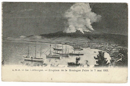 Panorama De St Pierre  Martinique Avec Le Mount Mont Pelee Eruption 1902 Volcano Volcan Vulcano - Other & Unclassified