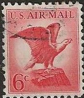 USA 1963 Air. American Bald Eagle - 6c. - Red FU - 3a. 1961-… Gebraucht