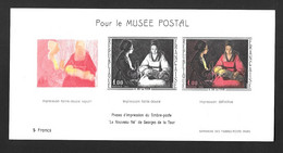 France 1966 MNH Pour Le Musee Postal Phases Of Impression - Unused Stamps