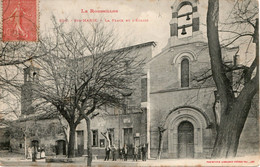 CPA 32 STE MARIE LA PLACE ET L EGLISE RARE BELLE CARTE !! - Other & Unclassified