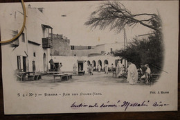 CPA AK 1905 Biskra Rue Des Ouled Nayl Animée Voyagée Algérie France - Other & Unclassified