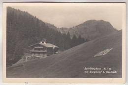 C5462) SPIELBERGHAUS Mit Bürglkopf B. SAALBACH 1949 - Saalbach